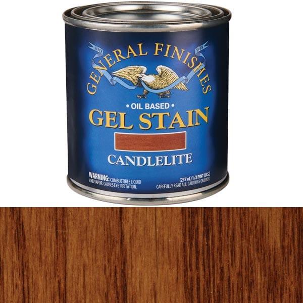 Gel Stain - Oil Based - Color:Candlelite - Size:8-oz
